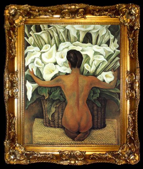 framed  Diego Rivera Nude, ta009-2